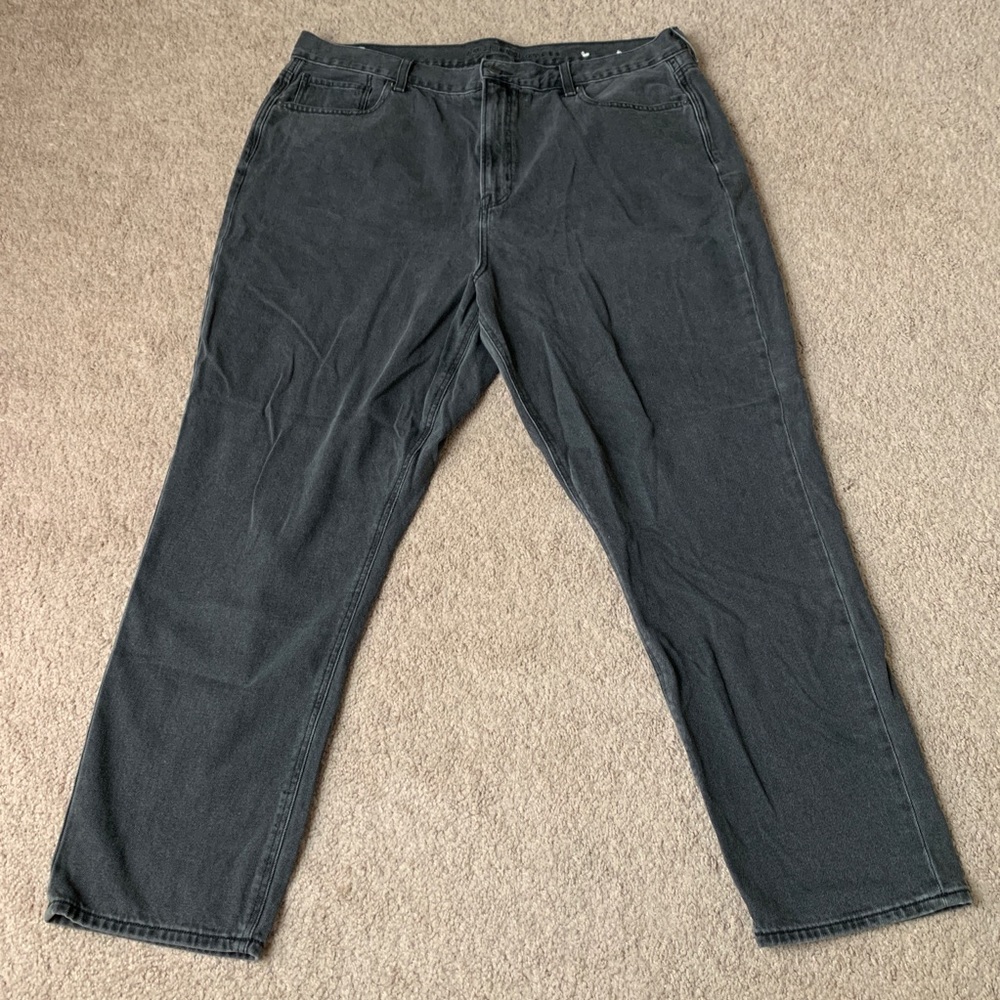 American Eagle black mom jeans